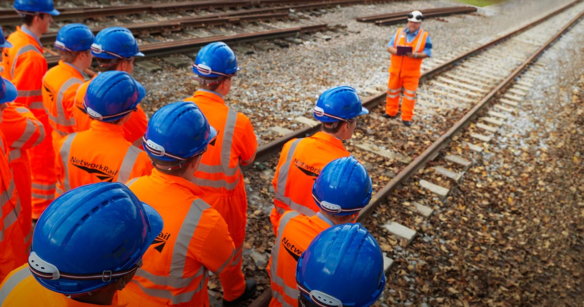 Network Rail Training on live track